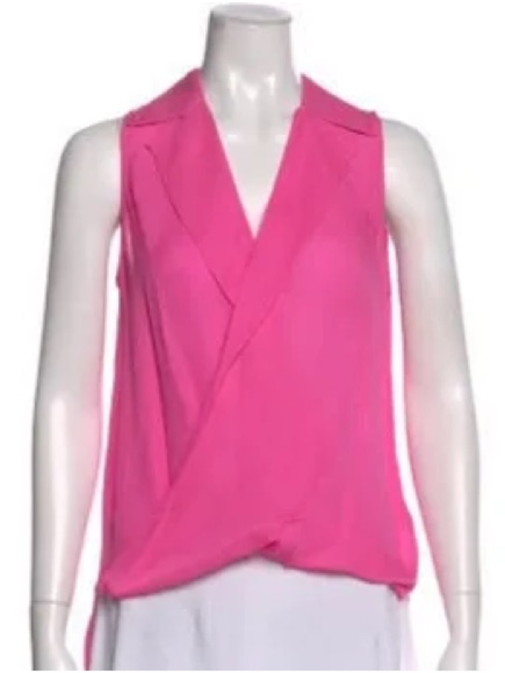 L'AGENCE Freja Draped Silk Blouse